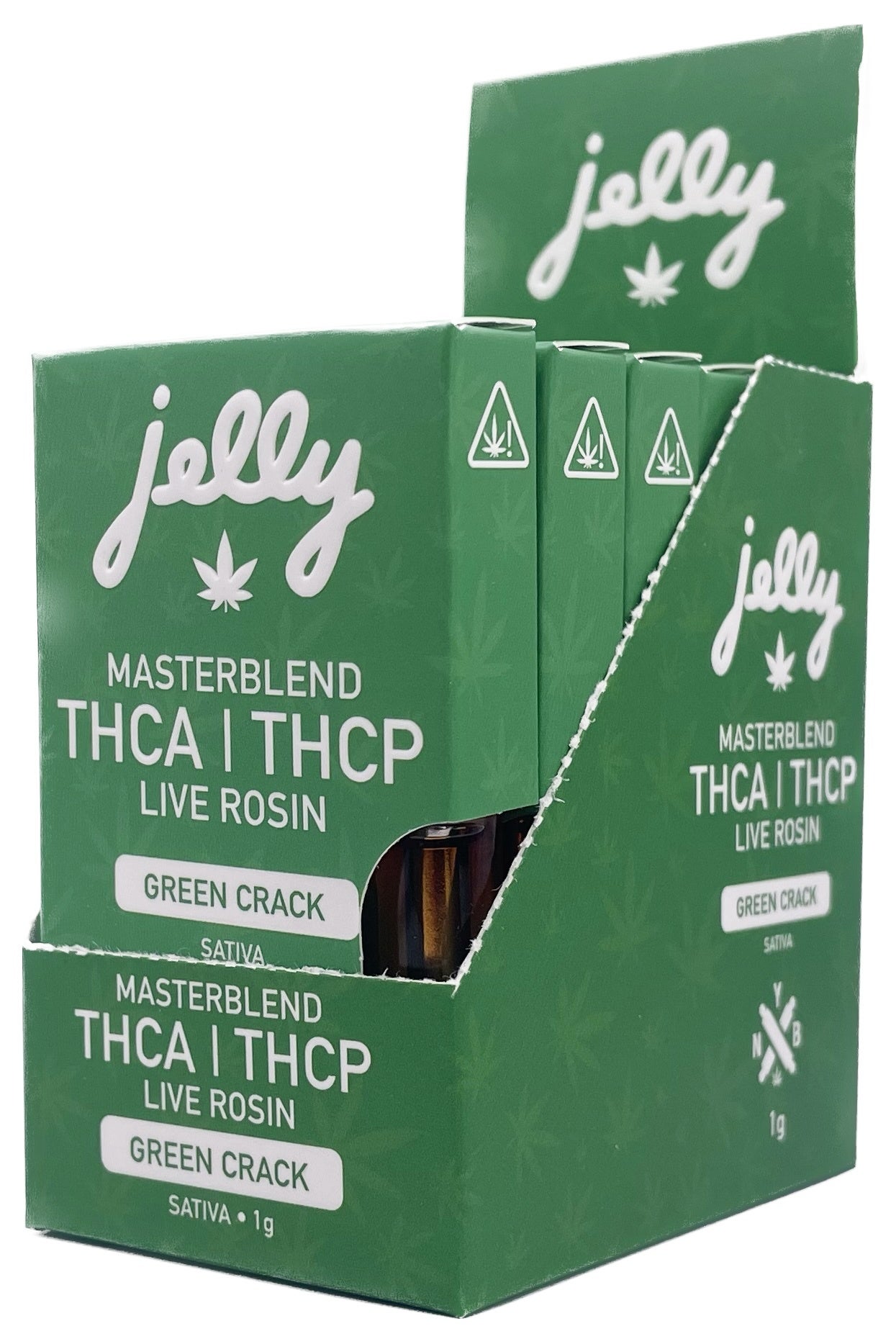 Green Crack (Sativa) - Jelly Masterblend 1G Cart | LIFTOFF